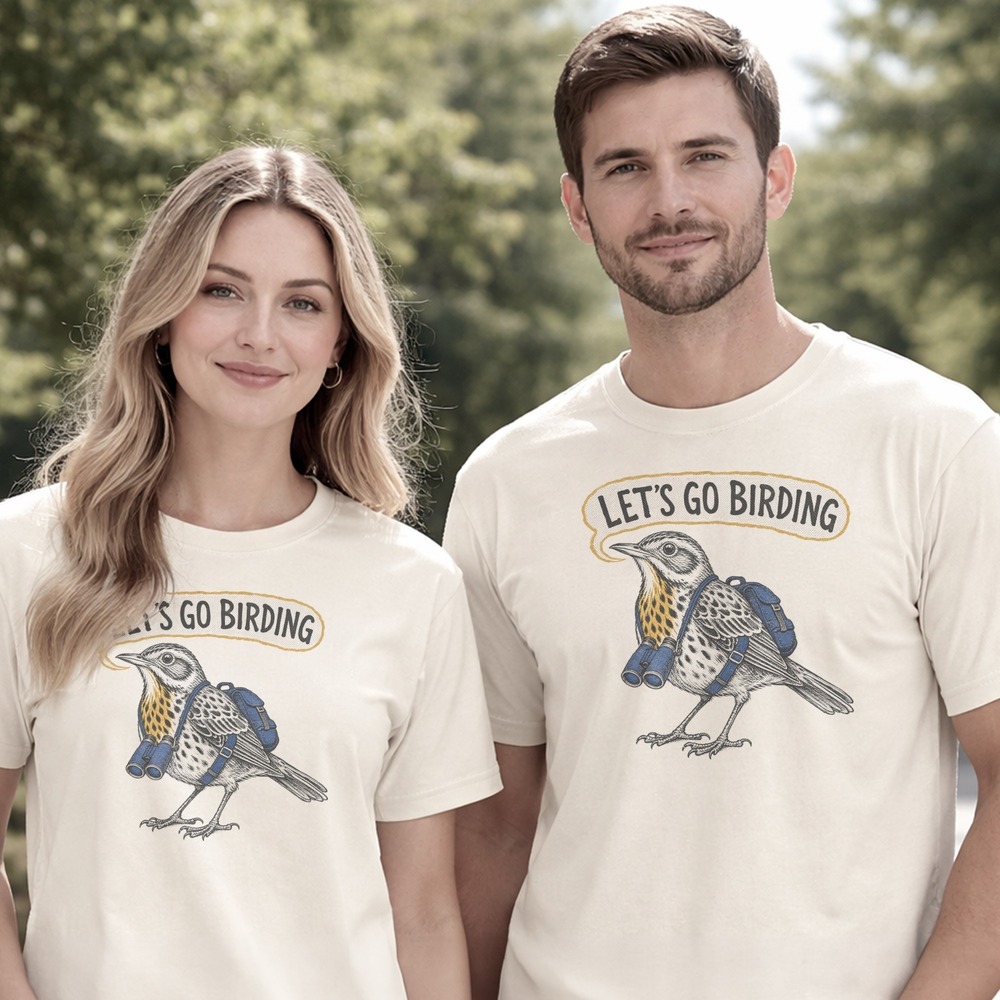 Let's Go Birding Songbird Ready for Adventure Tee